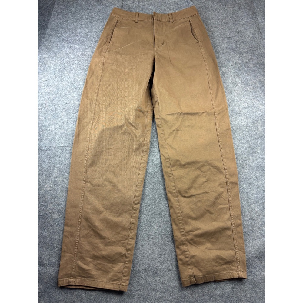 Universal‎ Thread Brown High Rise Straight Leg Chino Pants Womens 4 Minimalist